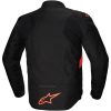 MC-jakke Tekstil T-jaws V4 Vandtæt Sort/rød ALPINESTARS Small – miniature 2