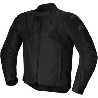 MC-jakke Tekstil T-jaws V4 Waterproof Sort ALPINESTARS