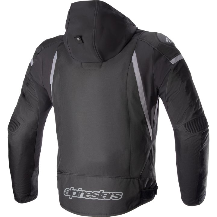 MC-jakke Tekstil Zaca Sort/Grå ALPINESTARS Small – billede 3