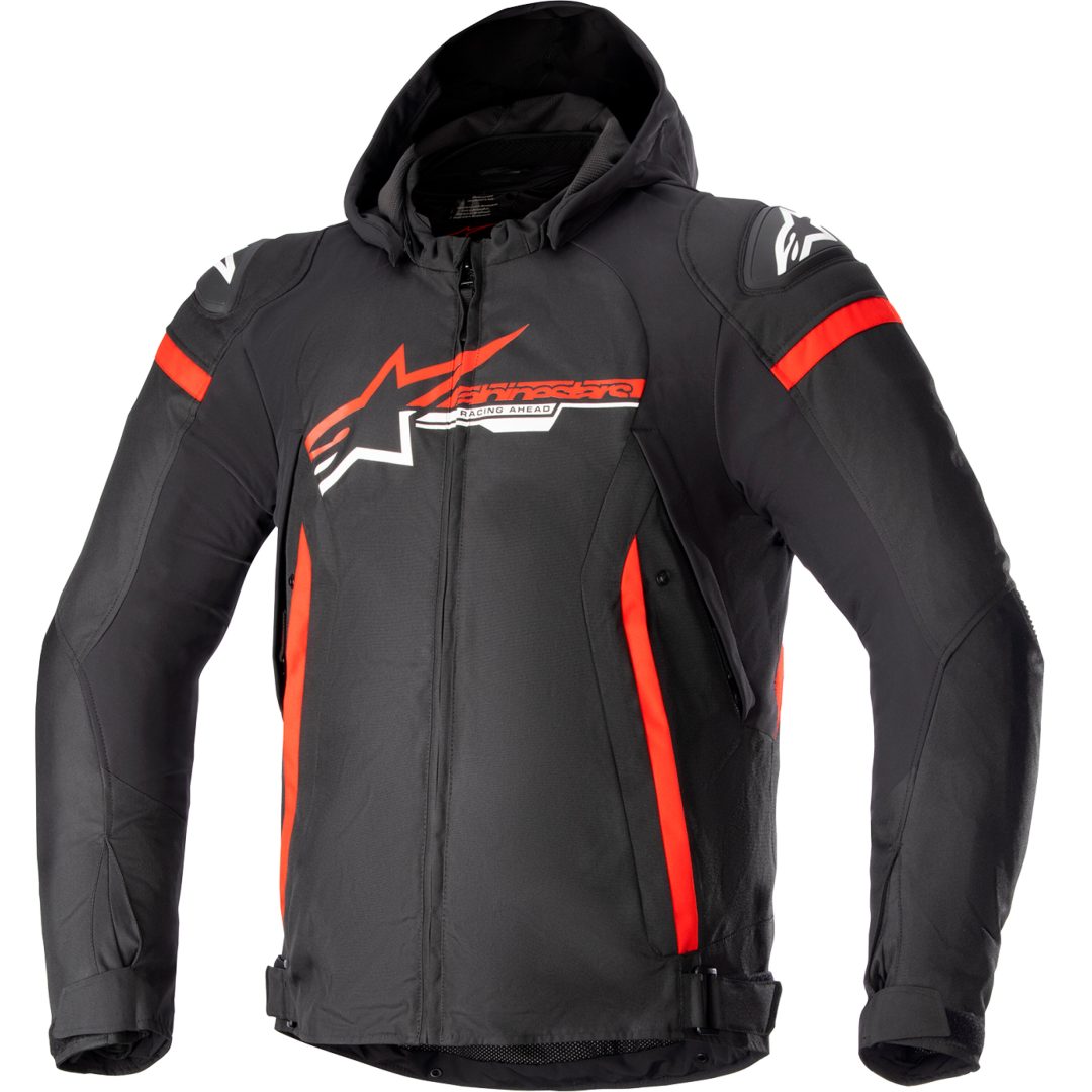MC-jakke Tekstil Zaca Sort/Rød/Hvid ALPINESTARS Medium