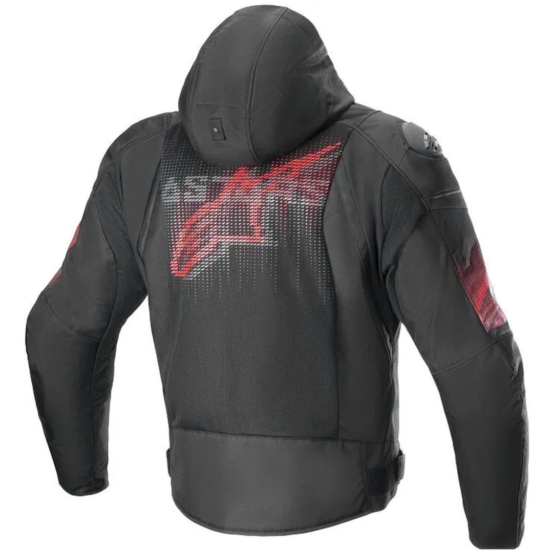 MC-jakke Tekstil Zaca Venom Sort/Rød ALPINESTARS 48 (S us) – billede 2