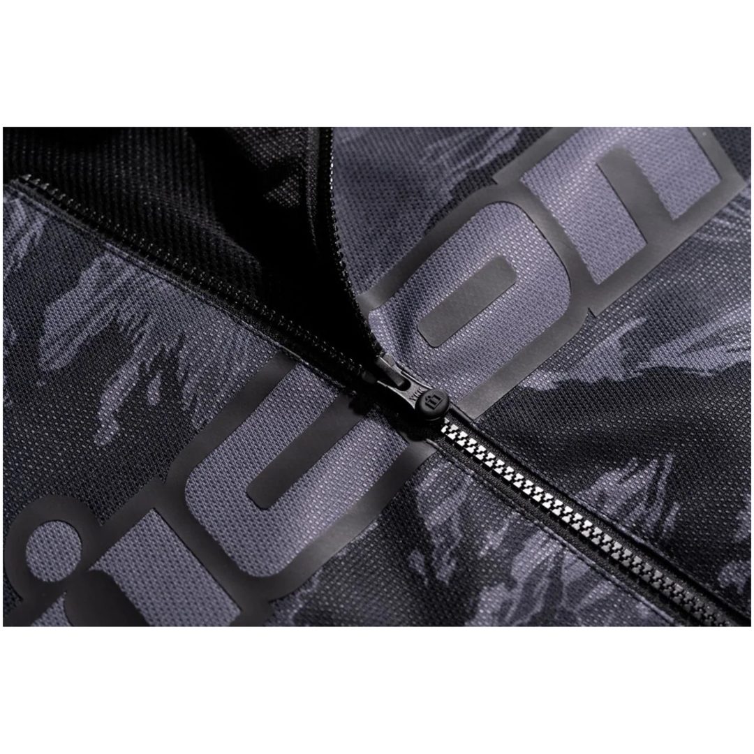 MC-Jakke Tigerbold CE Zip-Front Grå ICON Small – billede 2