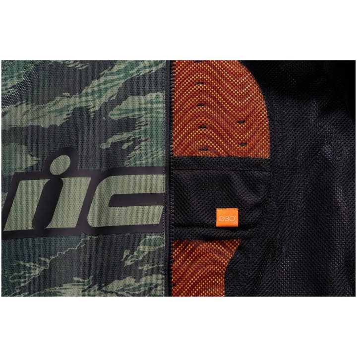 MC-Jakke Tigerbold CE Zip-Front Grøn ICON Small – billede 2