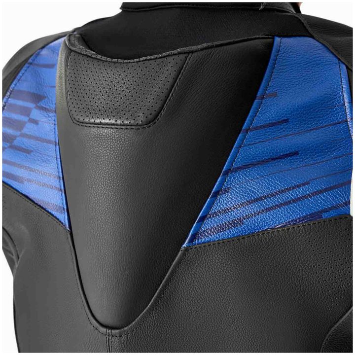 MC-Jakke Tractech Evo D3O Læder Sort Blå RST L – billede 3