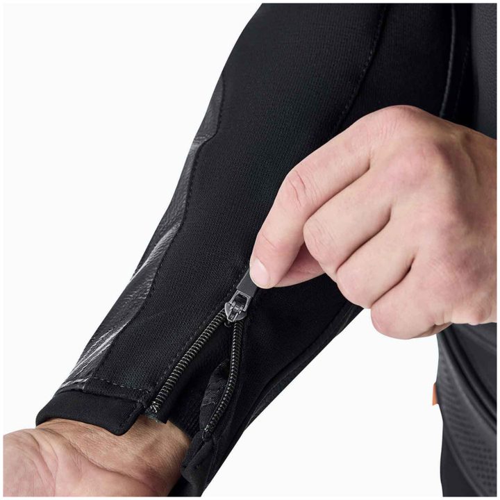 MC-Jakke Tractech Evo D3O Læder Sort Hvid RST XXL – billede 6