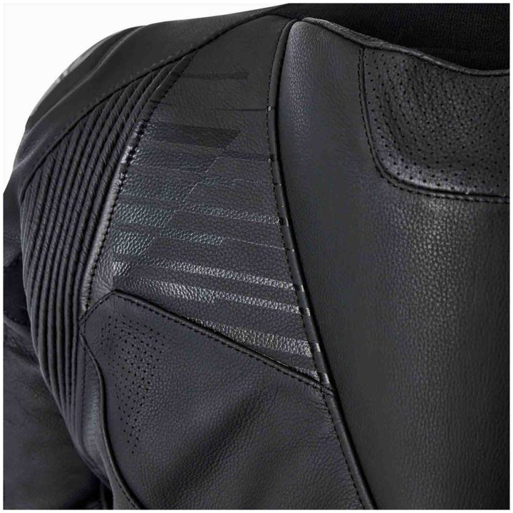 MC-Jakke Tractech Evo D3O Læder Sort Hvid RST XXL – billede 9