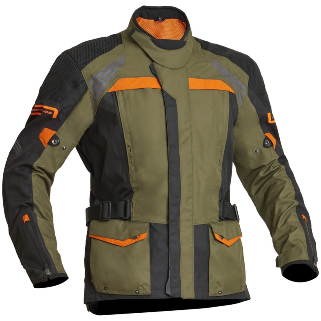 MC-Jakke Transtrand Grøn/Orange LINDSTRANDS 48