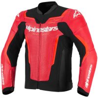 MC-Jakker GP Force Airflow v2 Læder Rød Fluo ALPINESTARS (ROAD)