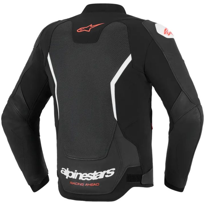 MC-Jakker Læder GP Force Airflow v2 Sort/Hvid Alpinestars 46 – billede 2