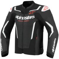 MC-Jakker Læder GP Force Airflow v2 Sort/Hvid Alpinestars