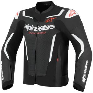 MC-Jakker Læder GP Force Airflow v2 Sort/Hvid ALPINESTARS (ROAD)