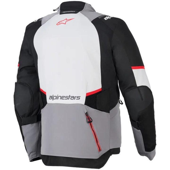 MC-Jakker Tekstil Andes v4 Drystar® Grå/Lys Rød Alpinestars s – billede 2