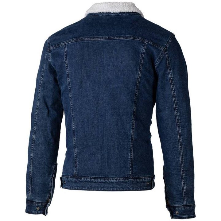 MC-Jeansjakke Sherpa Denim CE Kevlar Blå RST XS – billede 2