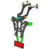 MC-nummerpladeholder Sort V PARTS Sort – miniature 4