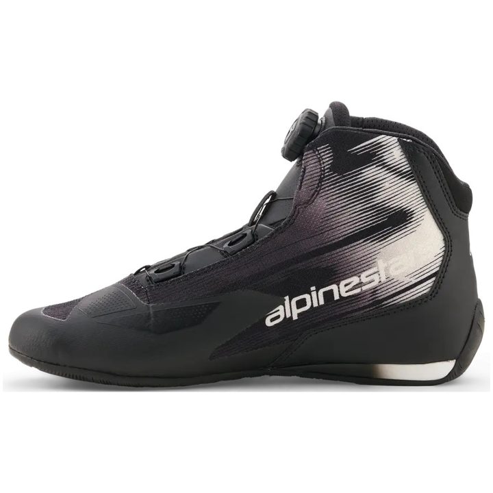 MC-Sko Celer Vented Sort Hvid Alpinestars – billede 2