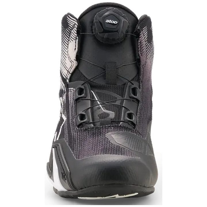 MC-Sko Celer Vented Sort Hvid Alpinestars – billede 7