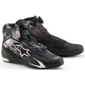 MC-Sko Celer Vented Sort Hvid Alpinestars