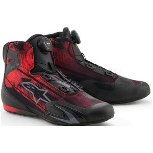 MC-Sko Celer Vented Sort Hvid Alpinestars
