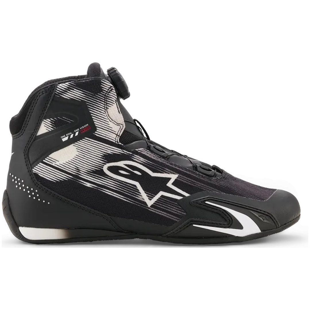 MC-Sko Celer Vented Sort Hvid ALPINESTARS (ROAD) – billede 4