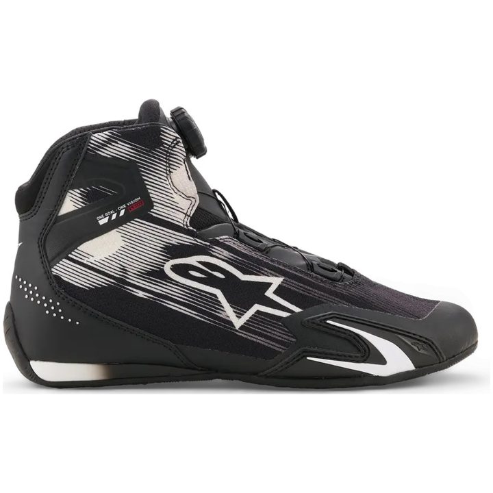 MC-Sko Celer Vented Sort Hvid ALPINESTARS (ROAD) – billede 4