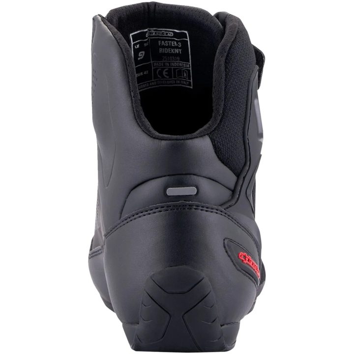MC-sko Faster-3 Rideknit® Sort/Mørkegrå/Rød ALPINESTARS 40.5 – billede 6