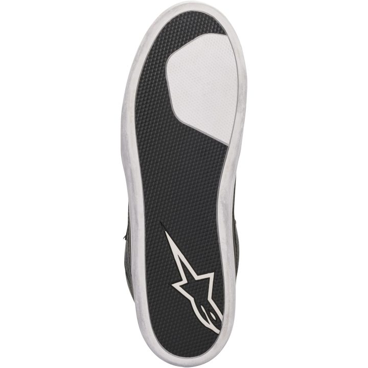 MC-sko J-6 Wp Canvas Antracit/Sort/Lyseblå/Rød/Grå Canvas/Fuldnarvet læder ALPINESTARS 40.5 – billede 6