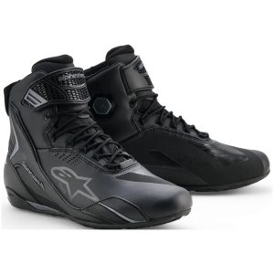MC-Støvler Faster-4 Drystar® Sort/Rød Alpinestars