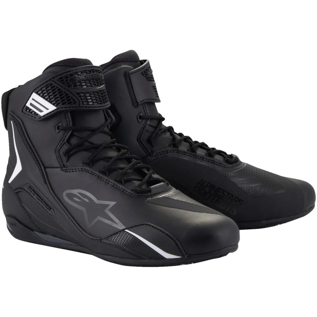 MC-Støvler Faster-4 Sort ALPINESTARS 40