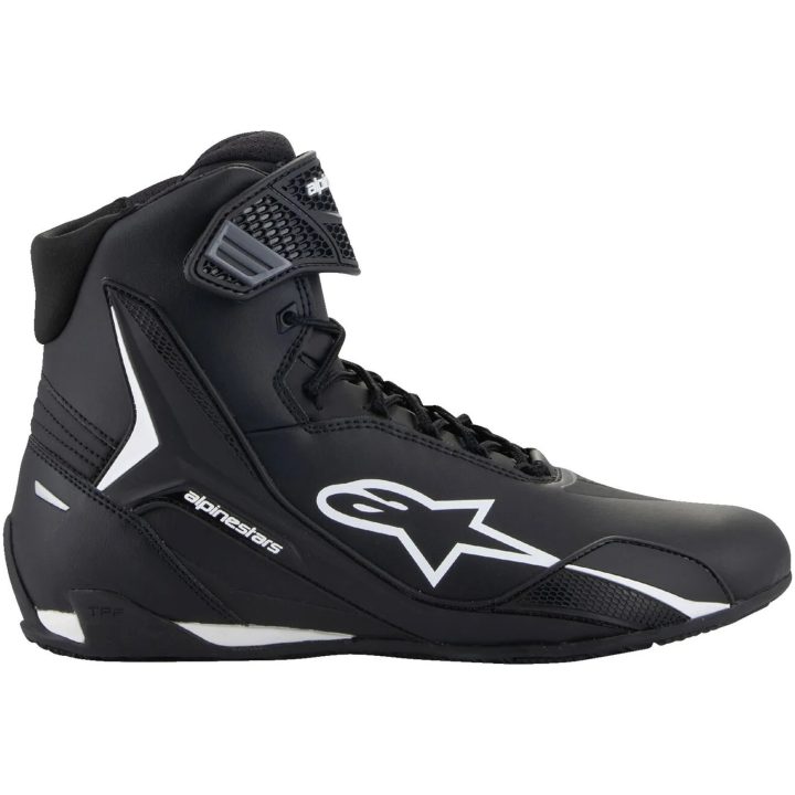 MC-Støvler Faster-4 Sort/Hvid ALPINESTARS 40 – billede 2