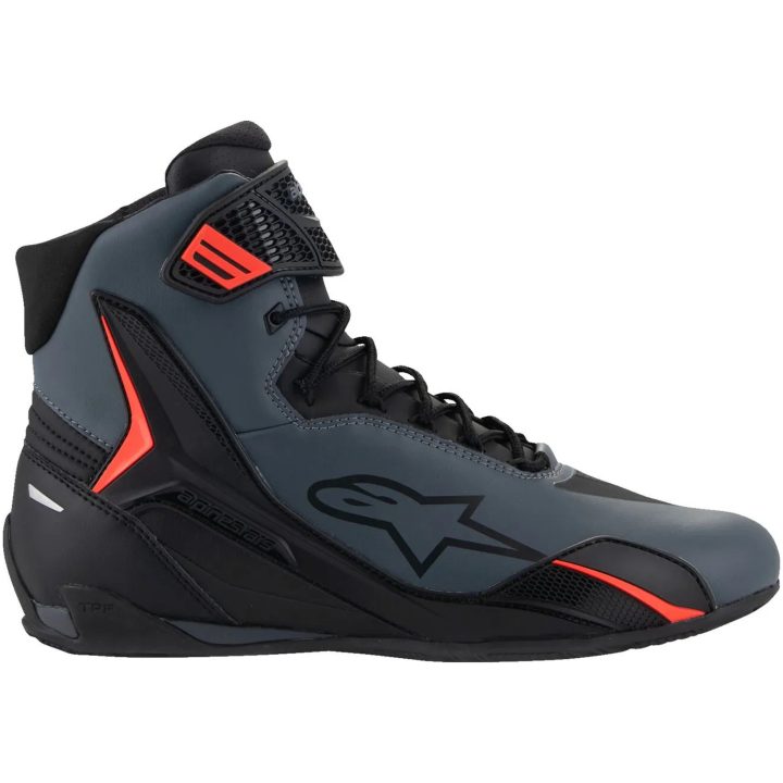 MC-Støvler Faster-4 Sort/Rød ALPINESTARS 39 – billede 7