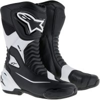 MC-støvler Læder Smx S Sort/Hvid ALPINESTARS
