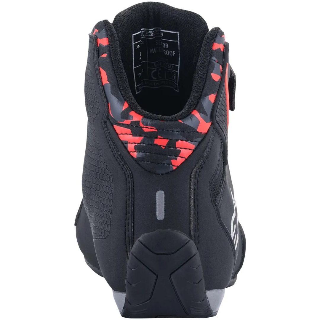 MC-støvler Sektor Wp Sort/Grå/Rød ALPINESTARS 38 – billede 3