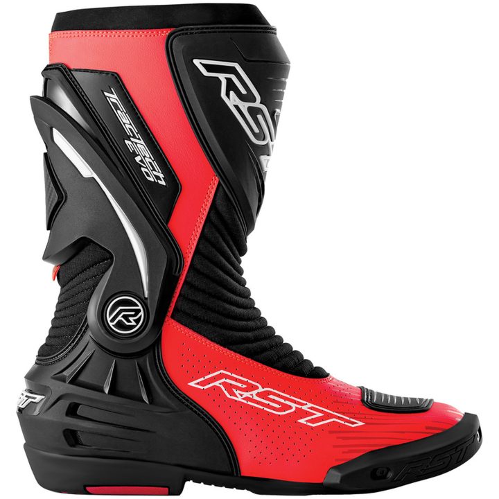 MC-Støvler TracTech Evo D3O Sort Neonrød RST 40 – billede 2