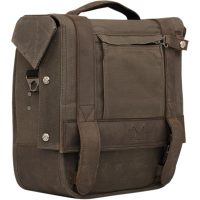 MC-Taske Saddlebag Wax Brun BURLY BRAND