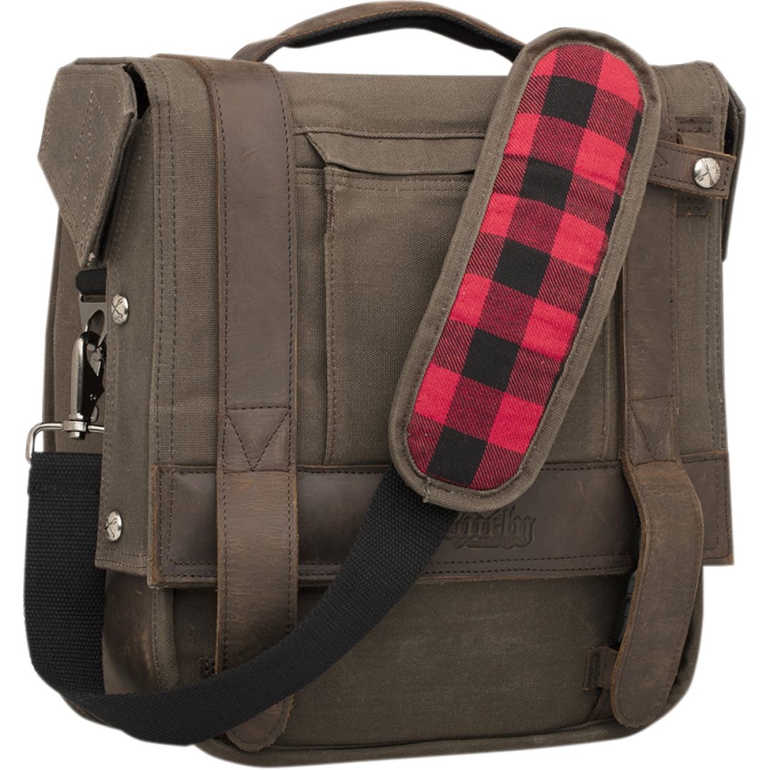 MC-Taske Saddlebag Wax Brun BURLY Sidetaske – billede 2