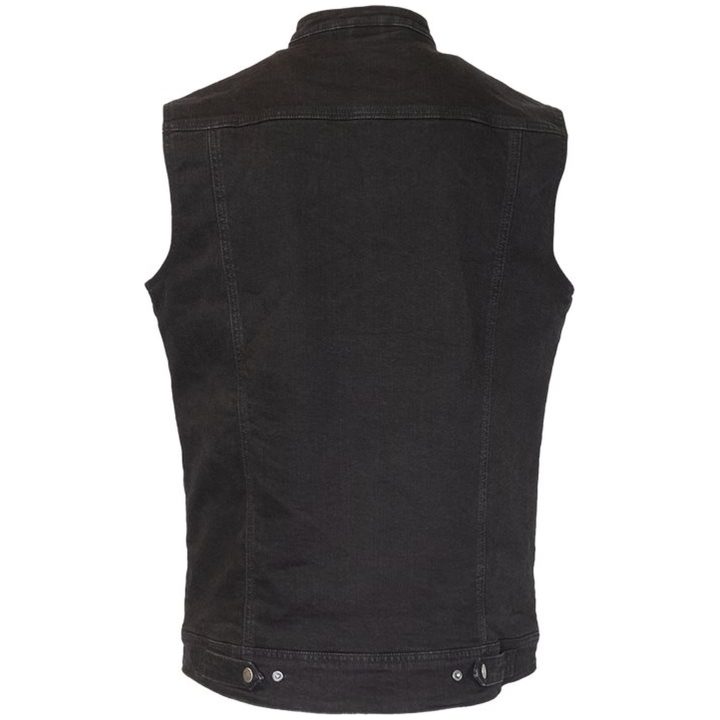 MC-vest Club Denim Sort Merlin XXL – billede 2