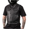 MC-Vest Encinal Læder Sort THRASHIN SUPPLY CO. – miniature 5