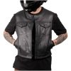 MC-Vest Encinal Læder Sort THRASHIN SUPPLY CO. – miniature 6
