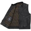 MC-Vest Mulholland Læder Sort THRASHIN SUPPLY CO. – miniature 4