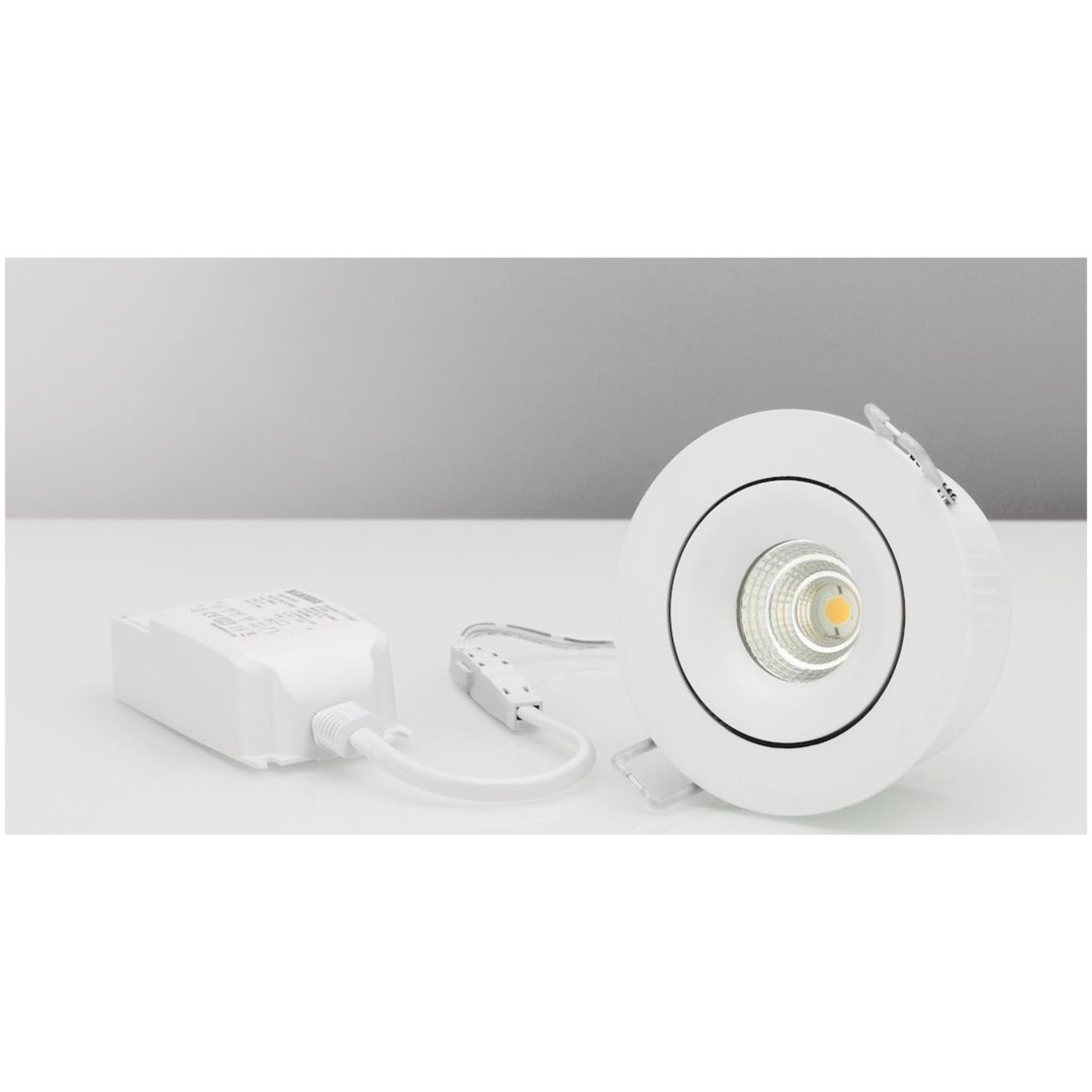 MD-70 Udendørs, LED-downlight, 7W, 230V, Hvid, IP23 MALMBERGS