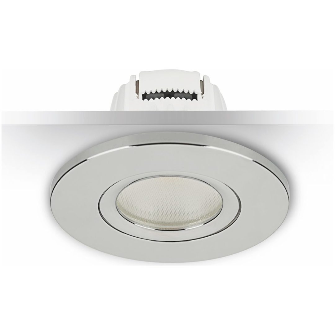 MD-775, LED-downlightssæt, Krom, 3,4W, 230V, IP21 MALMBERGS – billede 2