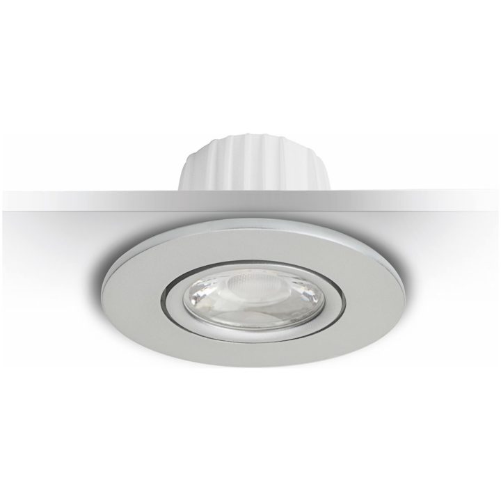 MD-880, LED-downlight, Sølv, 4,5W, 230V, IP21 MALMBERGS – billede 2