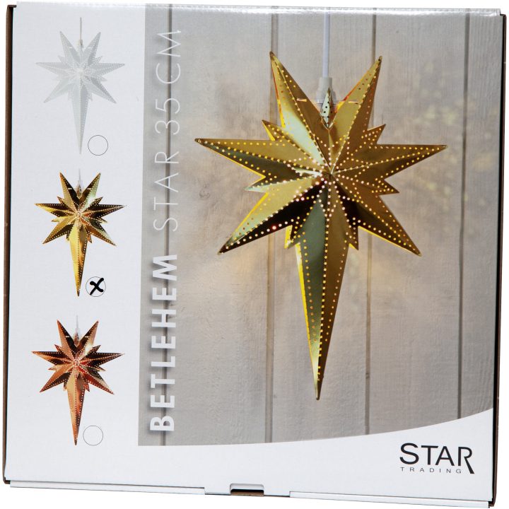 Metalstjerne Betlehem Messing Star Trading – billede 4