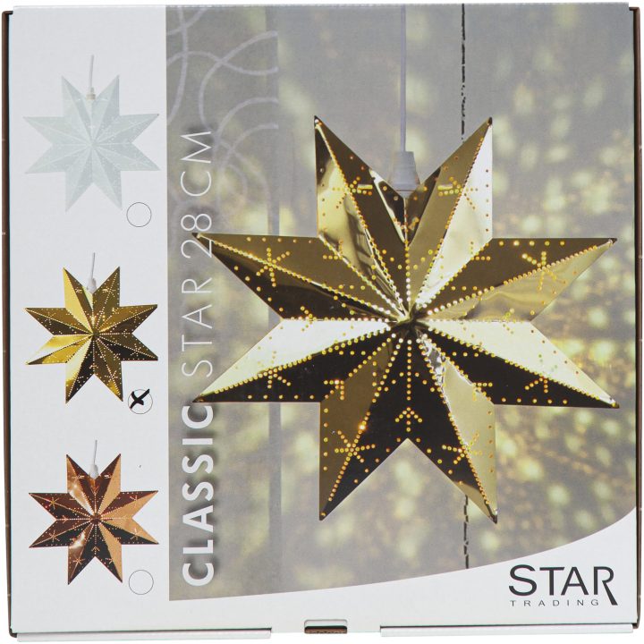 Metalstjerne Classic Messing Star Trading – billede 12