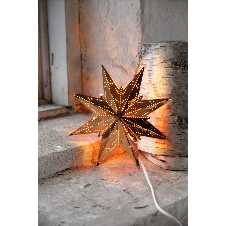 Metalstjerne Mini Kobber Star Trading – billede 5
