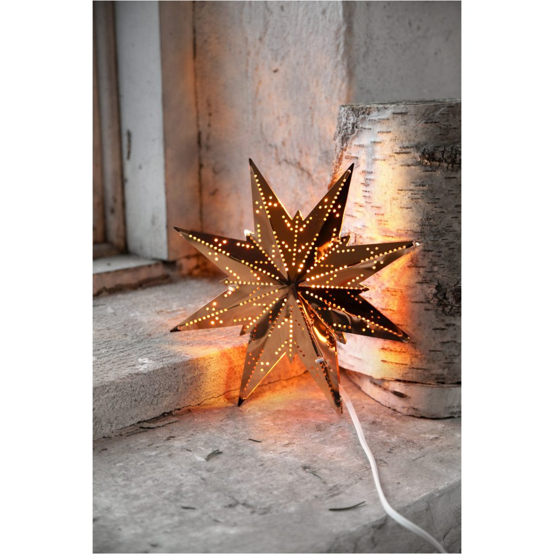 Metalstjerne Mini Kobber Star Trading – billede 4