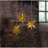Metalstjerne Mini Luxe Messing Star Trading – miniature 4