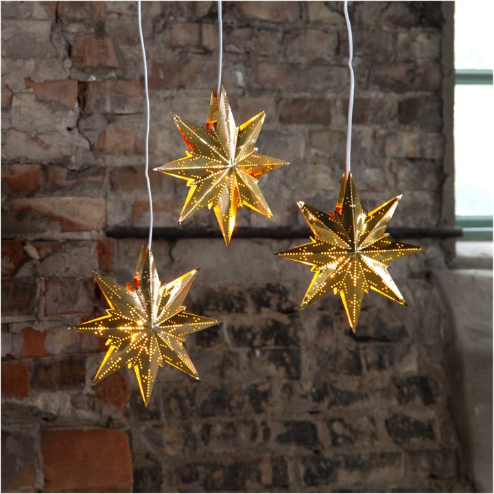 Metalstjerne Mini Messing Star Trading – billede 9