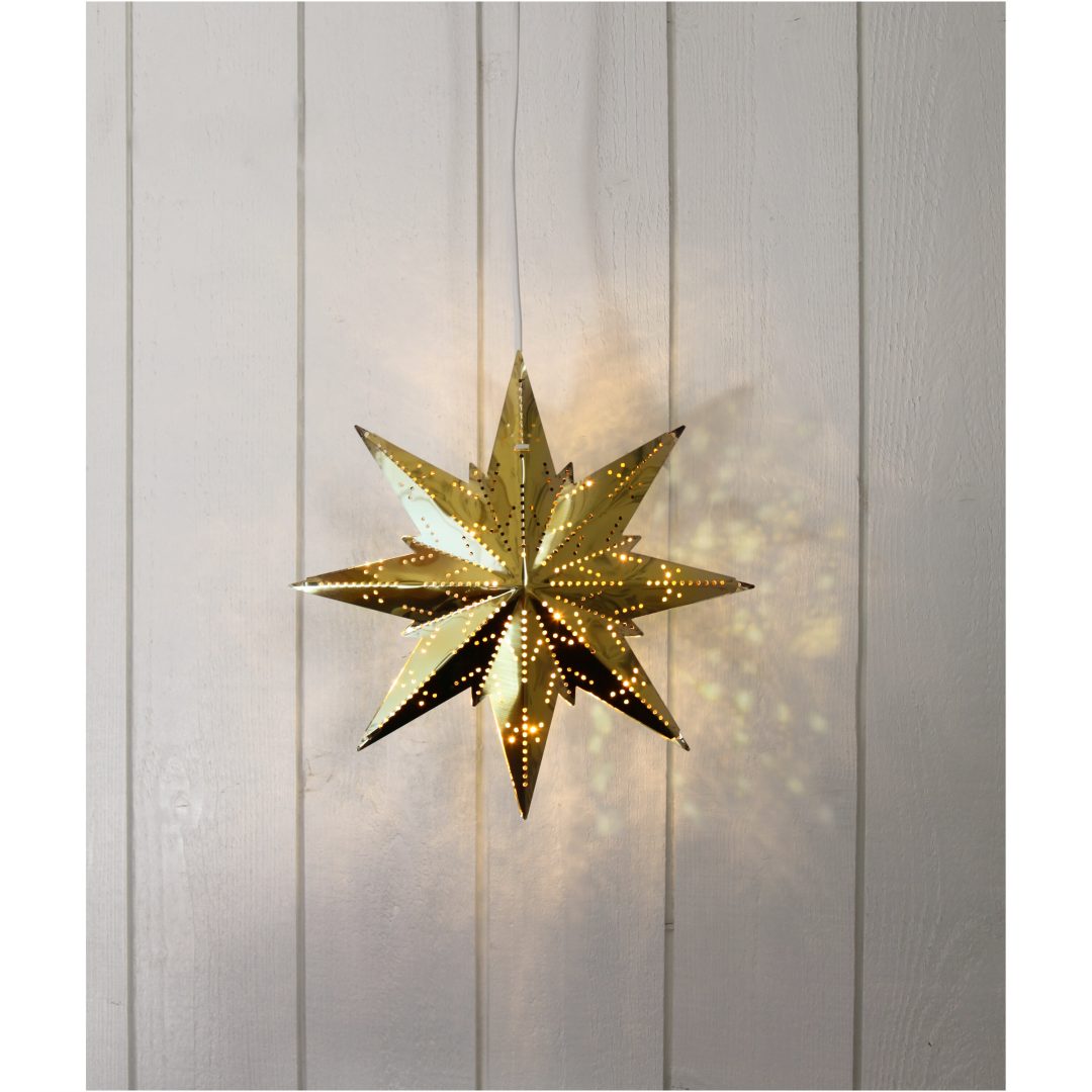 Metalstjerne Mini Messing Star Trading – billede 6