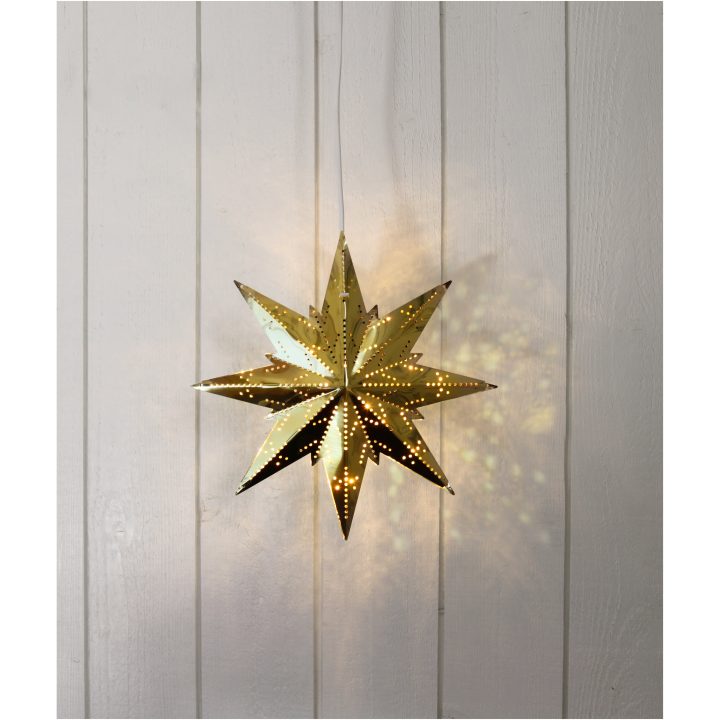 Metalstjerne Mini Messing Star Trading – billede 6